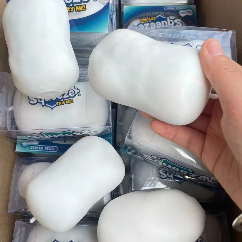 Squishy Soap Stress Ball – Soft Squeeze ASMR Fidget Toy